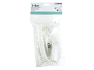 Prolunga elettrica a spirale Td 3x1mm2 1-4m T12-T13 bi