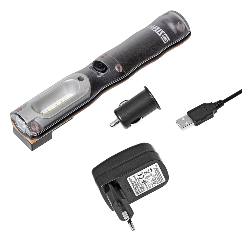 WORKLIGHT lampada portatile a batteria LED 3W, IP54, 300+100lm