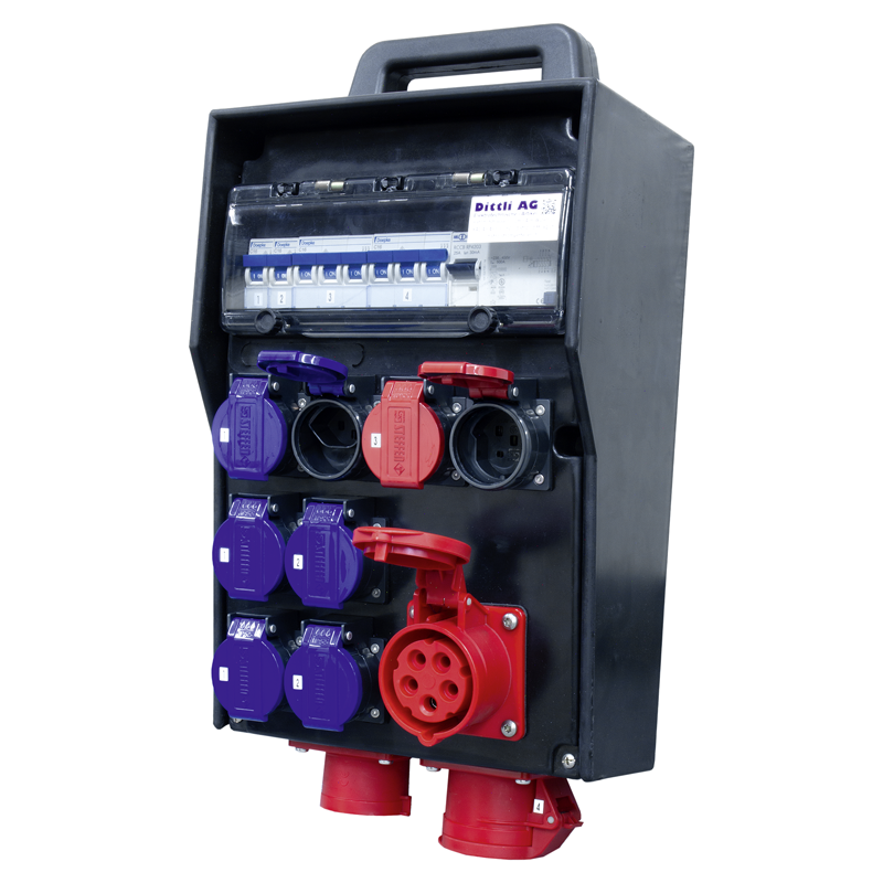 Baustromverteiler 16A bestückt IP44