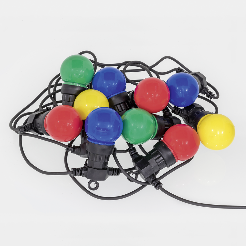 GardenLine LED Party-Lichterkette, mit Leuchtmittel, IP55, 10.5m