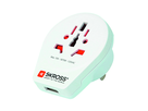 SKROSS Reiseadapter World - USA + USB-A 3-polig max. 15A ws