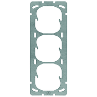 FELLER Montageplatte 3-FACH (3x1) vertikal si