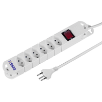 Presa multipla VARIABL 6xT13 5m con interruttore e magneti bi