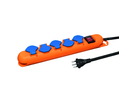 Mulitprise STRONG 5xT13 GdV 3x1.5mm2 3m avec interrupteur et aimants IP21 or
