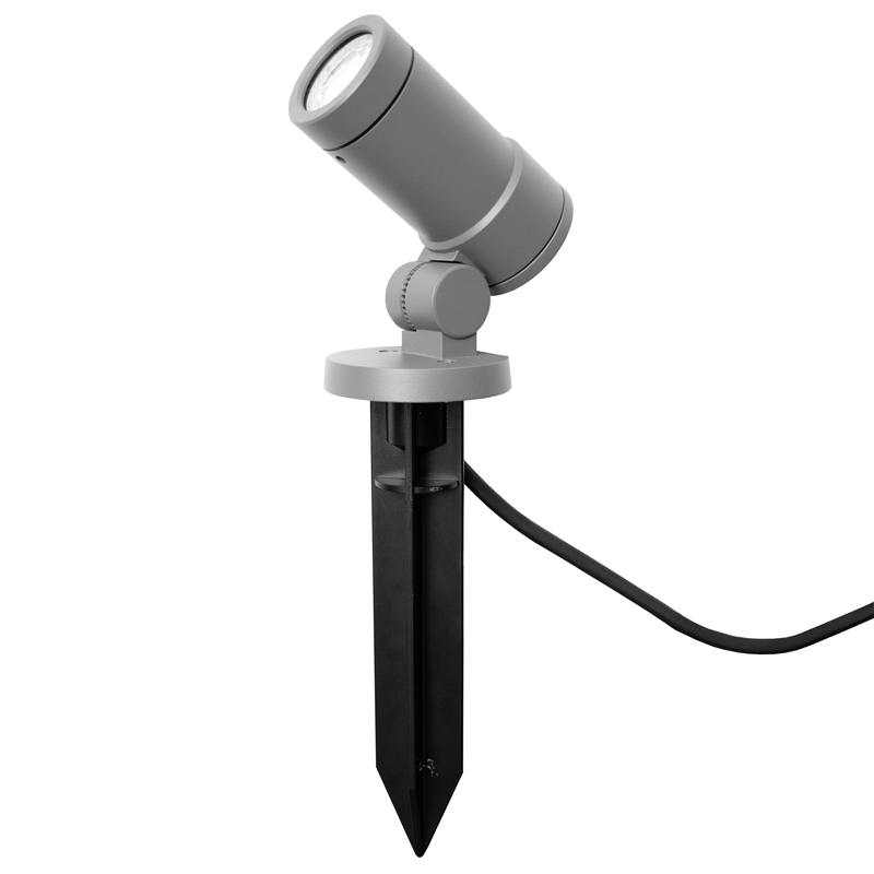 GardenLine Spot mit LED-Lampe 7.2W, 667lm, 3000K, H05RN-F 3G1mm², Stecker T13
