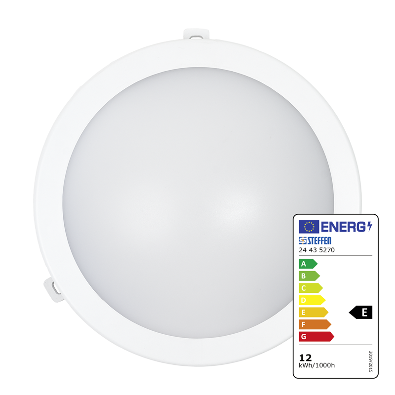 WORKLIGHT Lampada a muro LED rotonda 12W