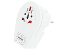 SKROSS Adaptateur de voyage Monde - Europe + 1xUSB-C 3 pôles max. 16A bl