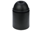 KST Fassung E27 schwarz glatt 2 Stk.
