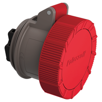 CEE Einsatz Kupplung 125/4 400V 6h vernickelt