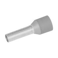 Embout isolé 2.5mm2/8mm gris UE 100 pcs.