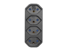 Mehrfachadapter MANTA 4xT13 drehbar 320° sw