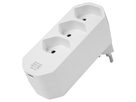 Mehrfachadapter MANTA 3xT13 + 1xUSB-C PD drehbar 320° ws