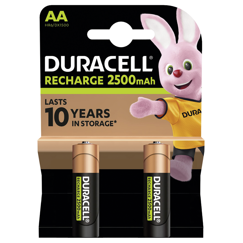 Duracell Recharge Ultra NiMH 2500mAh HR6 AA