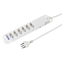 Presa multipla VARIABL 6xT13 5m con magneti bi