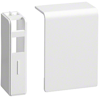 Canalina battiscopa SL20055 bianco coperchio sinistra o dest