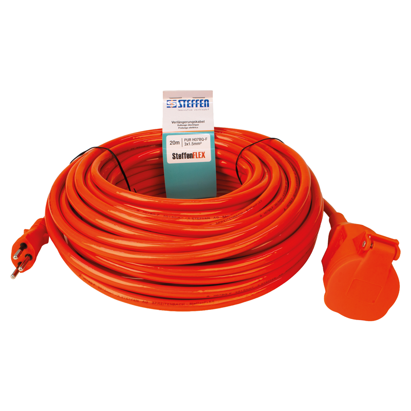 SteffenFLEX Verlängerungskabel PUR 3x1.5mm2 20m T12-T13 or
