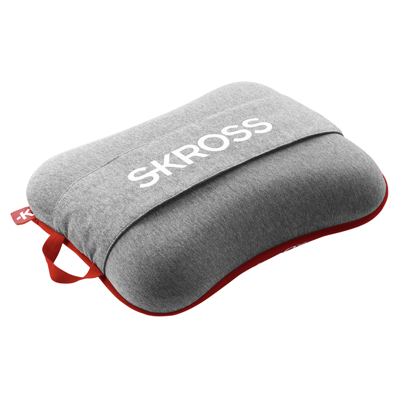 SKROSS Coussin de voyage ''rouge avec SKROSS''