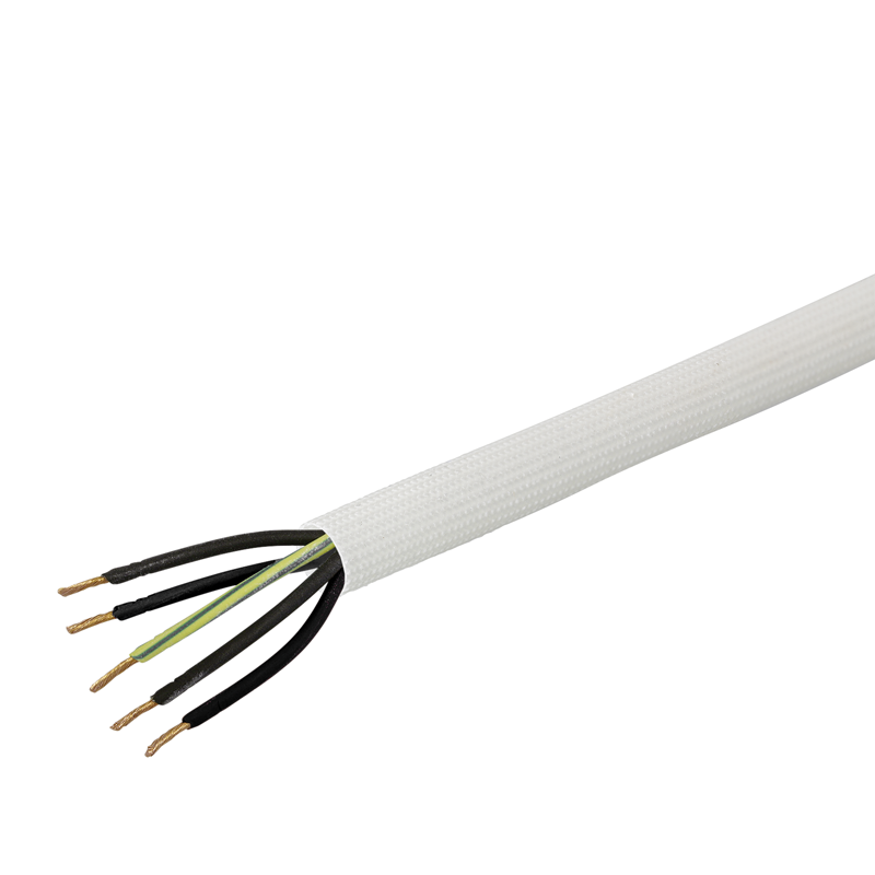 Silikon Isolierschlauch -60°C - 200°C Ø10mm 2.5kV 2m weiss