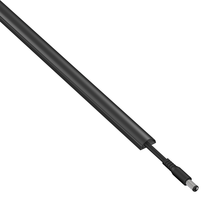 D-Line Kabelkanal halbrund 16x8mm 2m schwarz