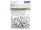 Brida con chiodo 3-5mm bianco 100 pzi.
