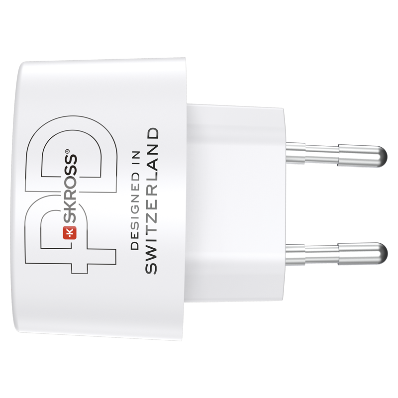 SKROSS Adapt. de charge 65W PD 1xUSB-A + 1xUSB-C max. 5.4A, bl