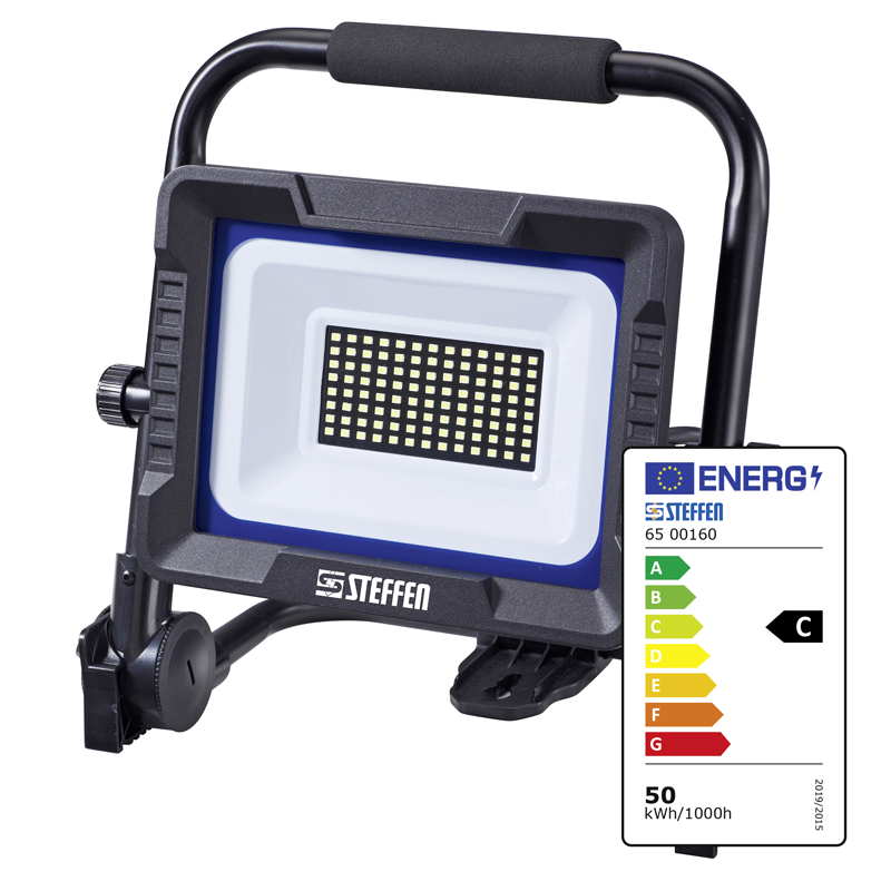 WORKLIGHT projecteur LED 50W avec poignée et support pliable 5m