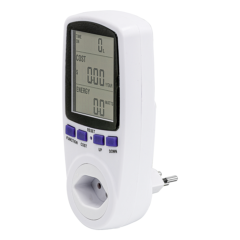 Energiemessgerät digital T12/T13 (Messfunktionen: V/A/Hz/W/kWh/PF) ws