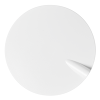 Deckenrosette weiss mit Nute  Ø 98mm H: 5mm