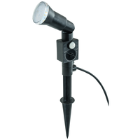 GardenLine Spot mit LED-Lampe 6W 400Lm 4000K mit PIR 90° 3m