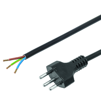 Anschlusskabel Td 3x1mm2 3m T12 sw