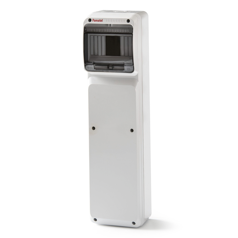 Boite distribution AP 490x125mm IP65 a fene.