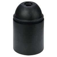 KST Fassung E27 schwarz glatt 2 Stk.
