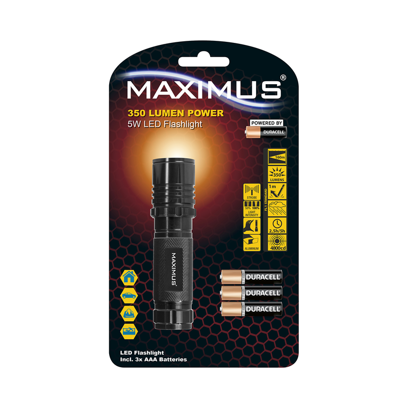 MAXIMUS Taschenlampe M-FL-013-DU
