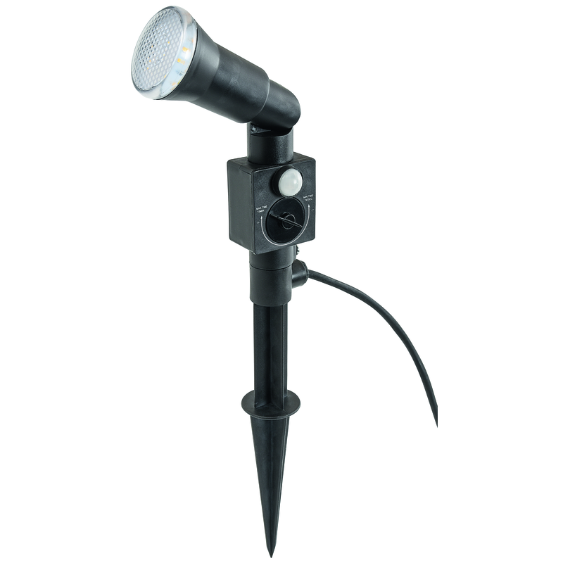 GardenLine Spot mit LED-Lampe 6W 400Lm 4000K mit PIR 90° 3m