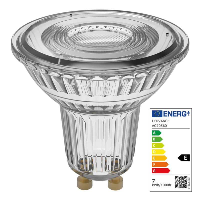 Osram LED Superstar PAR16 GU10 240V 6.1W 575lm WW