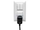Verlängerungskabel mit Klappstecker Td 3G1.0mm² 0.5m T12-T13 IP20 sw