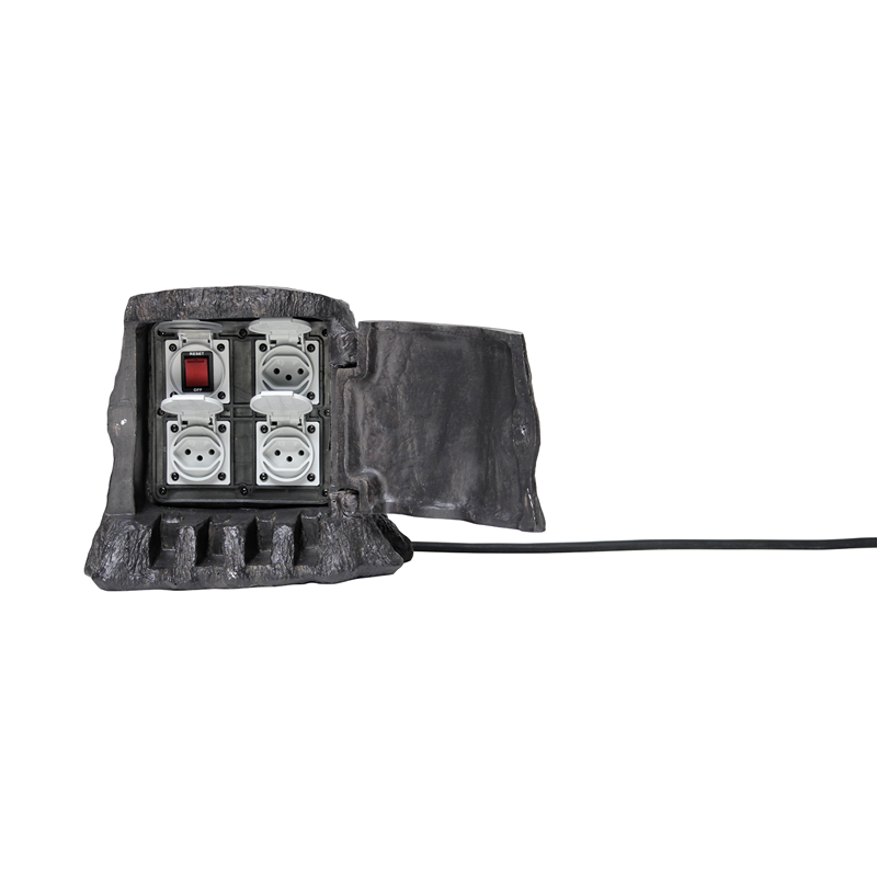 GardenLine tronc d'energie 3xT13 avec breaker switch 3m T12