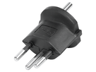 FIX Adapter Deutschland CEE7/7 - Schweiz T12 3-polig sw