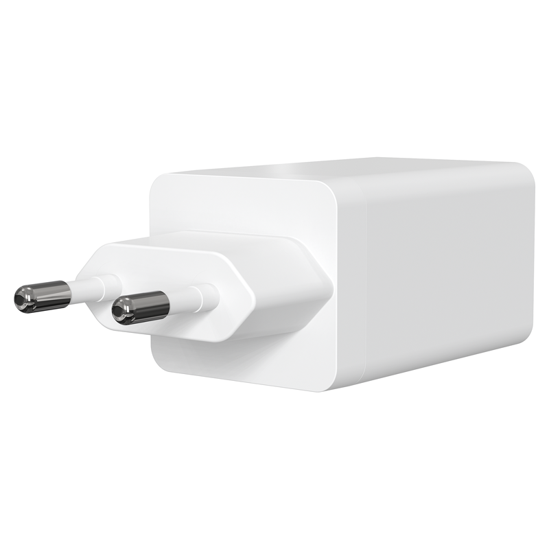 Adaptateur de charge GaN 67W PD 1xUSB-A + 2xUSB-C max. 5.85A bl
