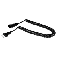 Rallonge électrique spiralé Td 3x1mm2 1-4m T12-T13 nr