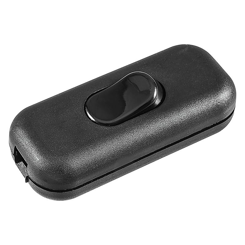 Schnurschalter EIN-AUS 1-polig (2A/250V) sw