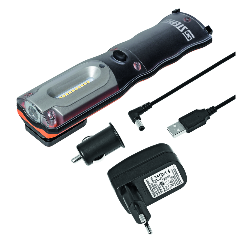 WORKLIGHT lampada portatile a batteria LED 5W, IP54, 500+100lm