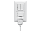 Rallonge électrique et fiche pliante Td 3G1.0mm² 1m T12-T13 IP20 bl