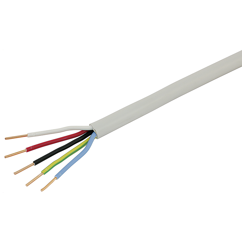 VG FE 0 Kabel 5x1.5mm² LNPE grau Ring 25m