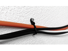 Fascette con foro per vite nera 171.5mm x 3.7mm, Pack à 100 pz.