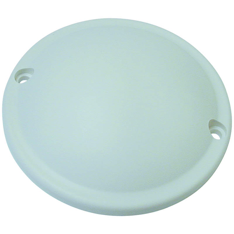 Rosace de plafond ronde Ø 90mm, couleur blanc