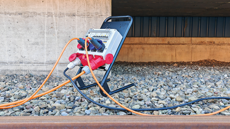 Baustromverteiler 16A bestückt IP55