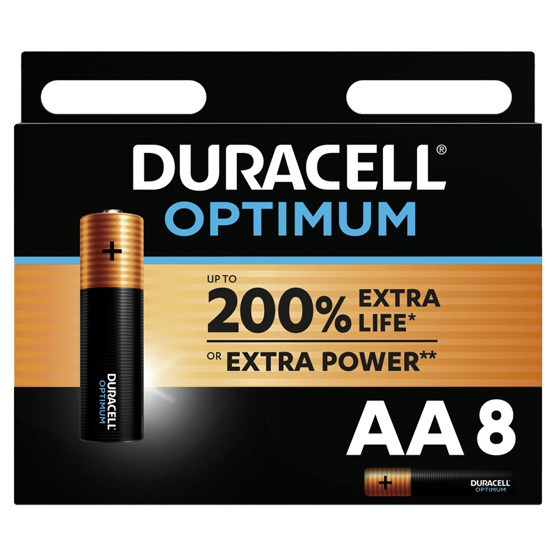 Duracell Optimum 1.5V MN1500 LR6 AA