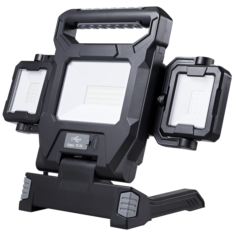 WORKLIGHT Projecteur LED AC 40W + DC 2*5W câble de 3m