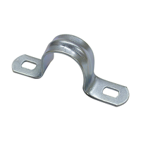 Brida di metallo M40 zincato doppia 10 pezzi